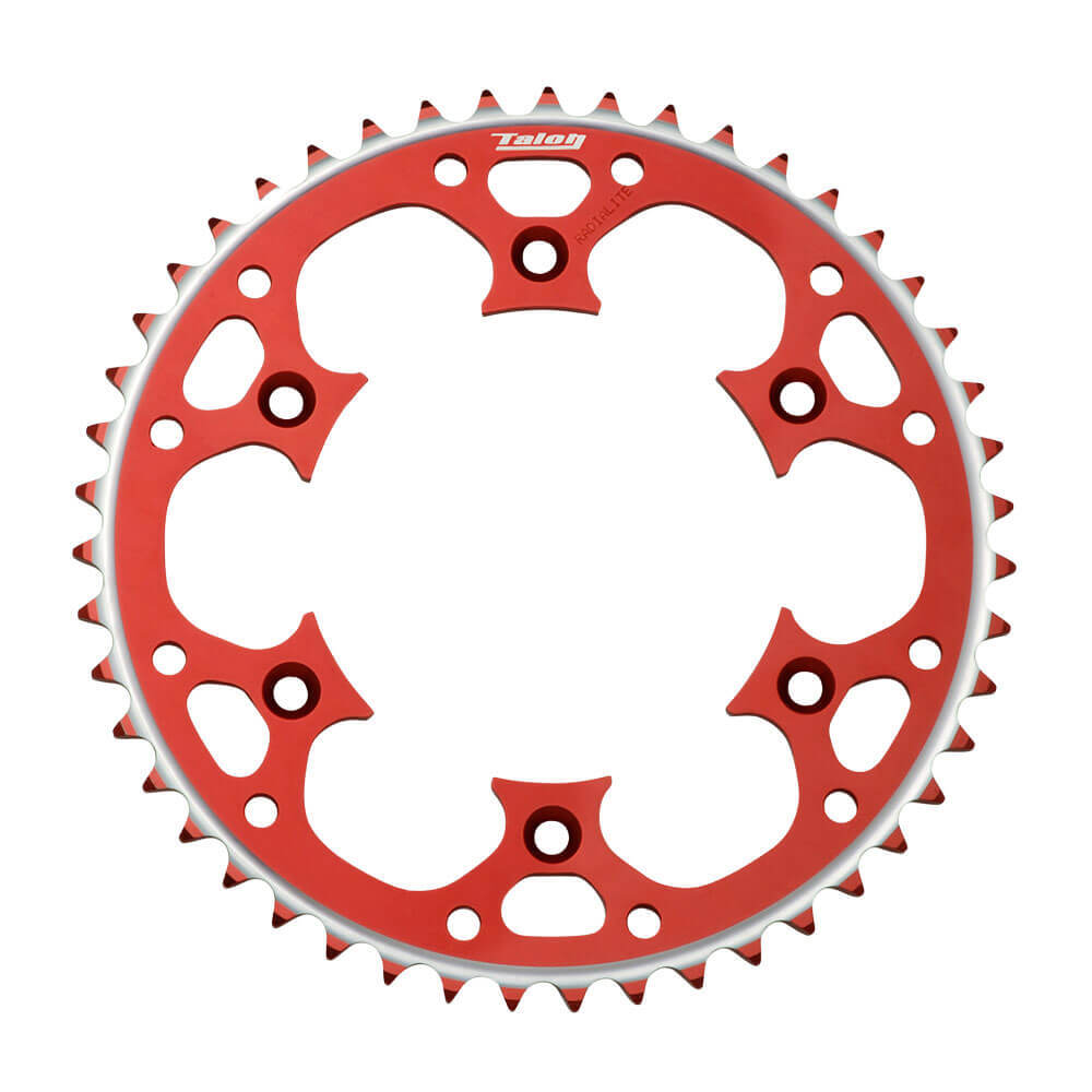 Talon Radialite Alloy Sprocket - Red (52T)