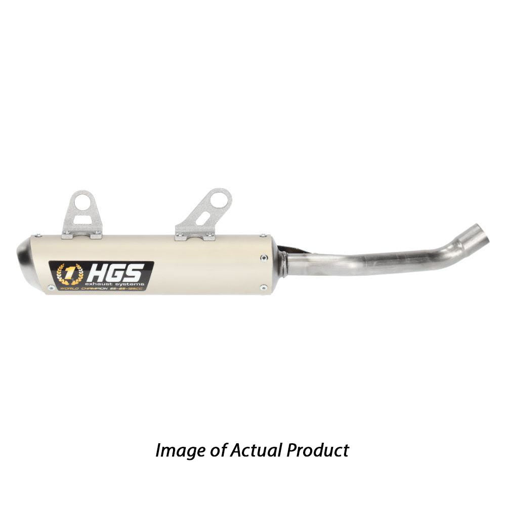 HGS 2 Stroke Round Silencer - Silver