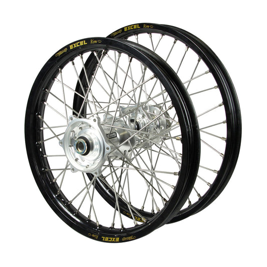 Talon Hubs / Excel Rims Wheelset (21*1.6 / 18*2.15) - Silver / Black