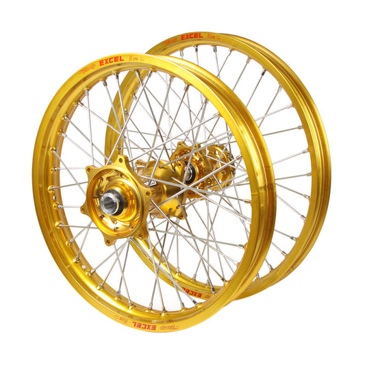 Talon Hubs / Excel Rims Wheelset (21*1.6 / 18*2.15 OE) - Gold