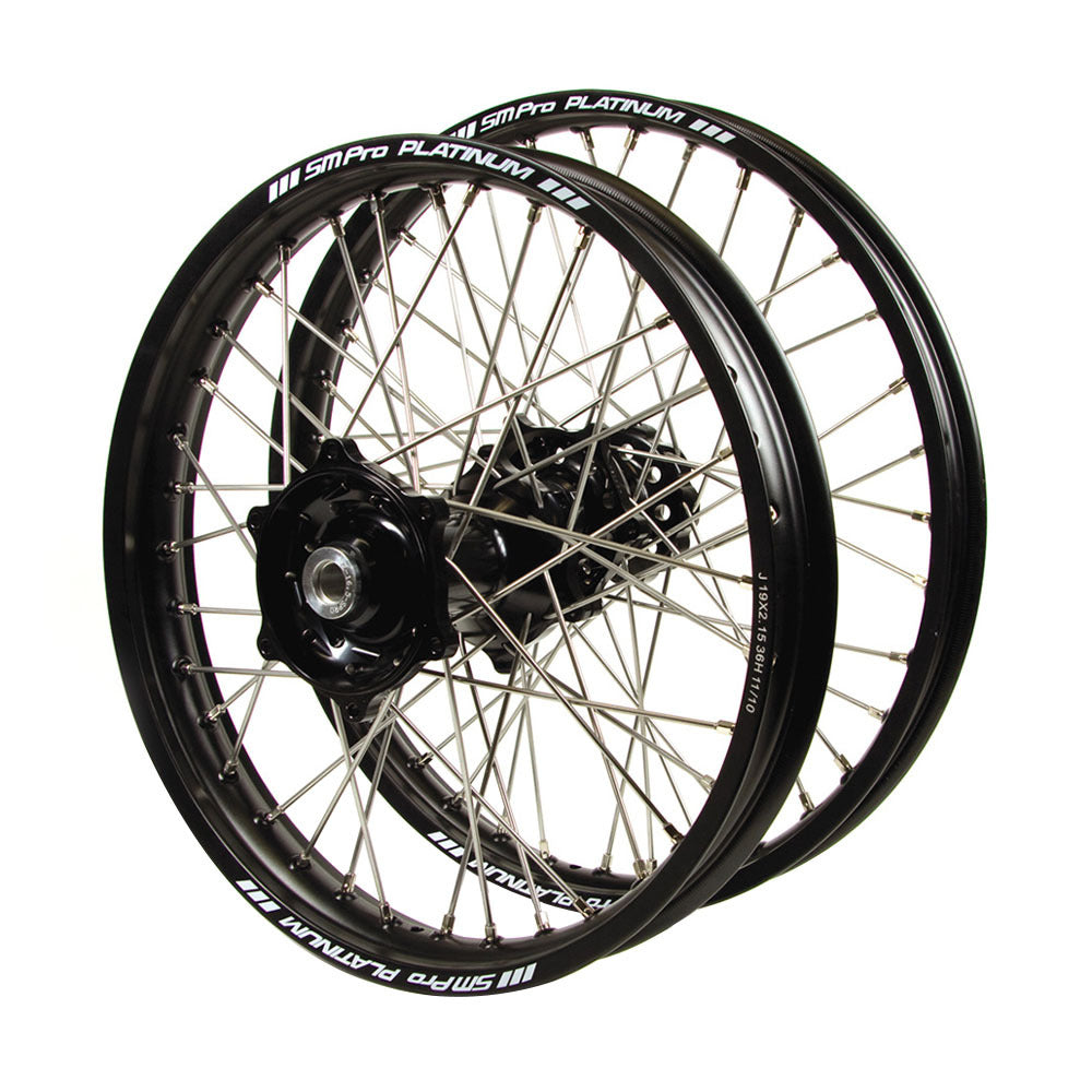 Talon Hubs / SM Pro Platinum Rims Wheelset (21 / 18*2.15) - Black