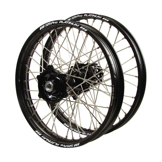 Talon Hubs / SM Pro Platinum Rims Wheelset (21 / 18*2.15) - Black