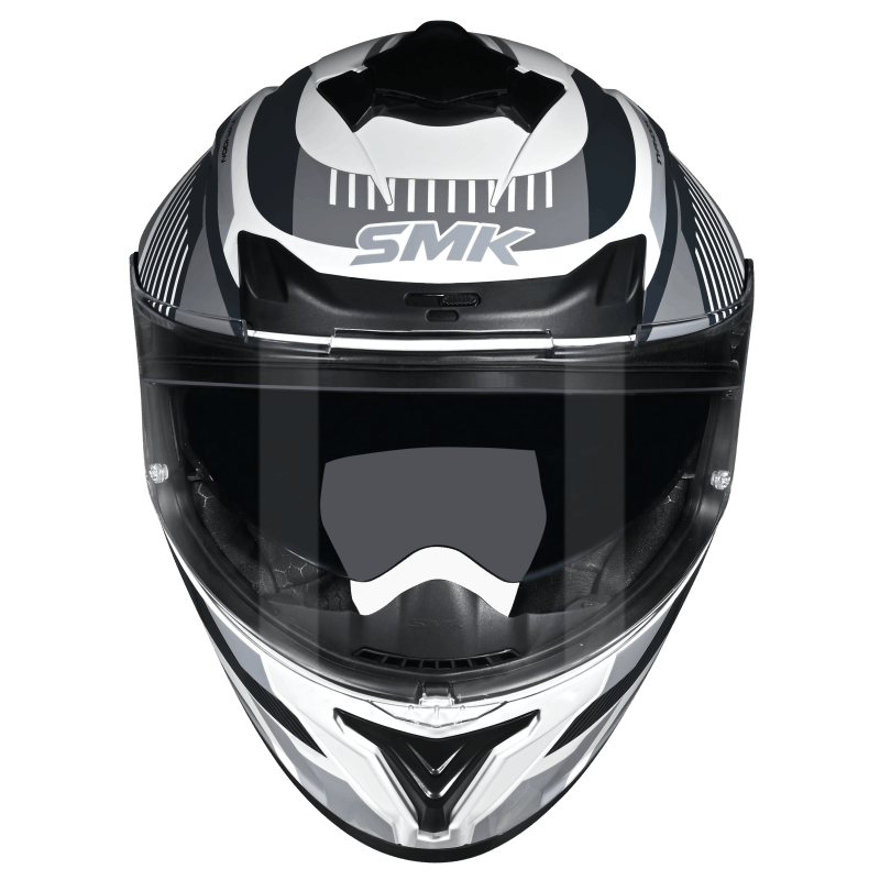 SMK Typhoon 06 Sparko Helmet - White / Grey / Black GL162