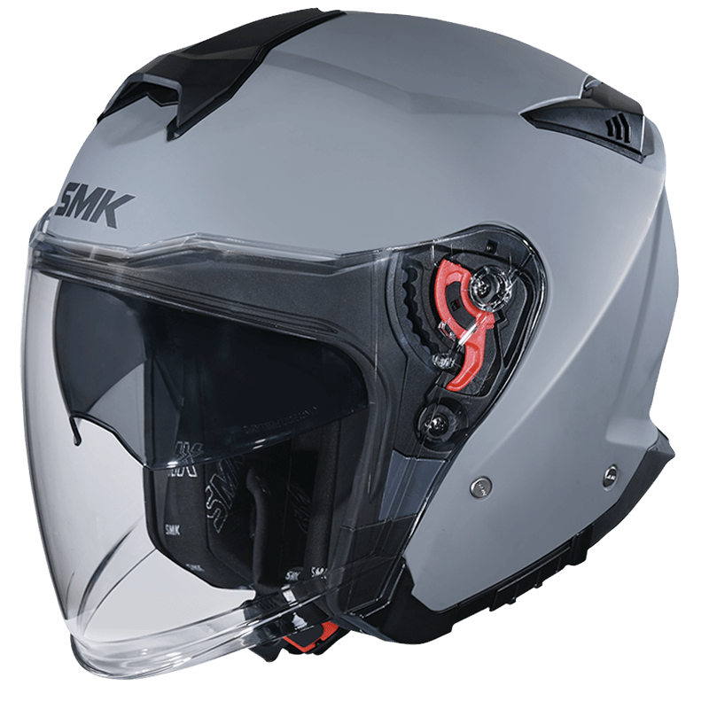 SMK GTJ Open Face Helmet - Nardo Grey MA600