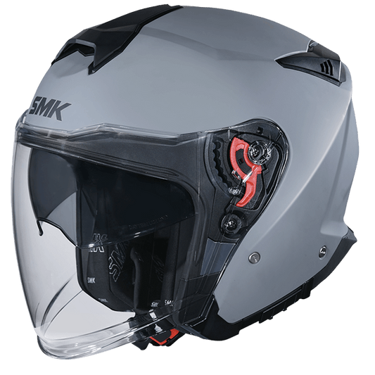 SMK GTJ Open Face Helmet - Nardo Grey MA600