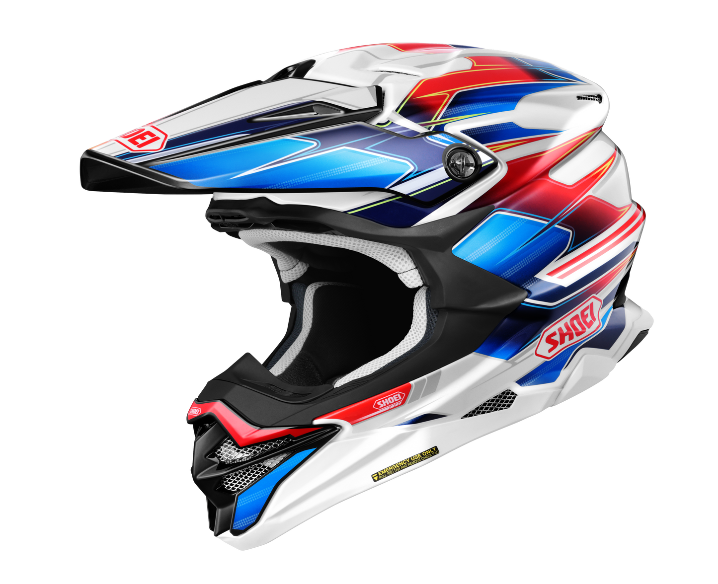 Shoei VFX-WR06 Helmet Sparkle TC-10 - Blue / Red / White