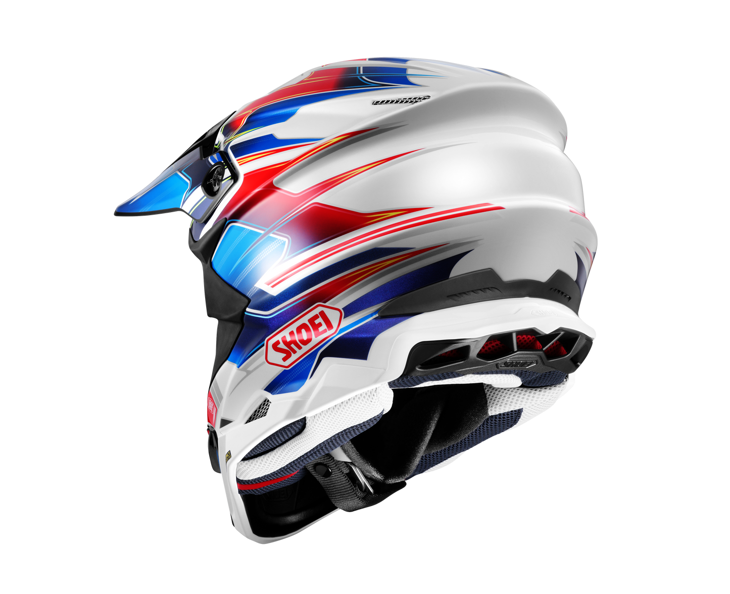 Shoei VFX-WR06 Helmet Sparkle TC-10 - Blue / Red / White