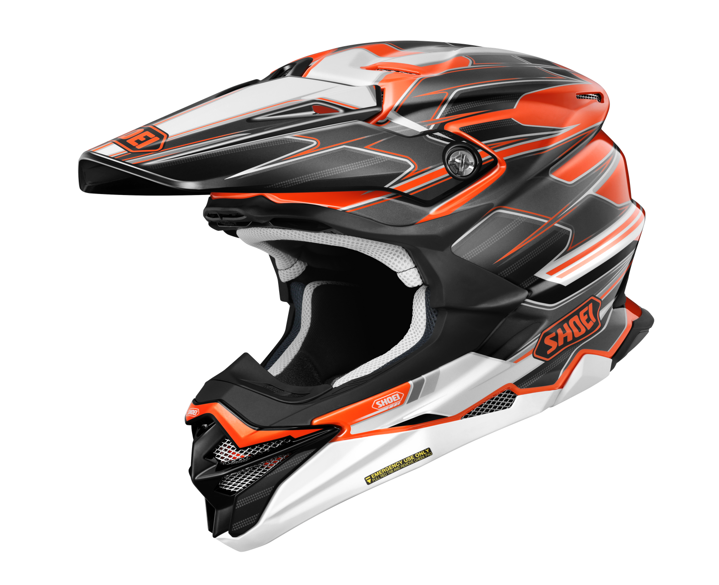 Shoei VFX-WR06 Helmet Sparkle TC-8 - Orange / Black