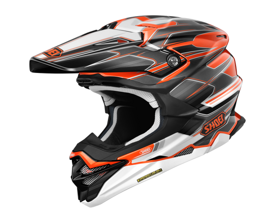Shoei VFX-WR06 Helmet Sparkle TC-8 - Orange / Black