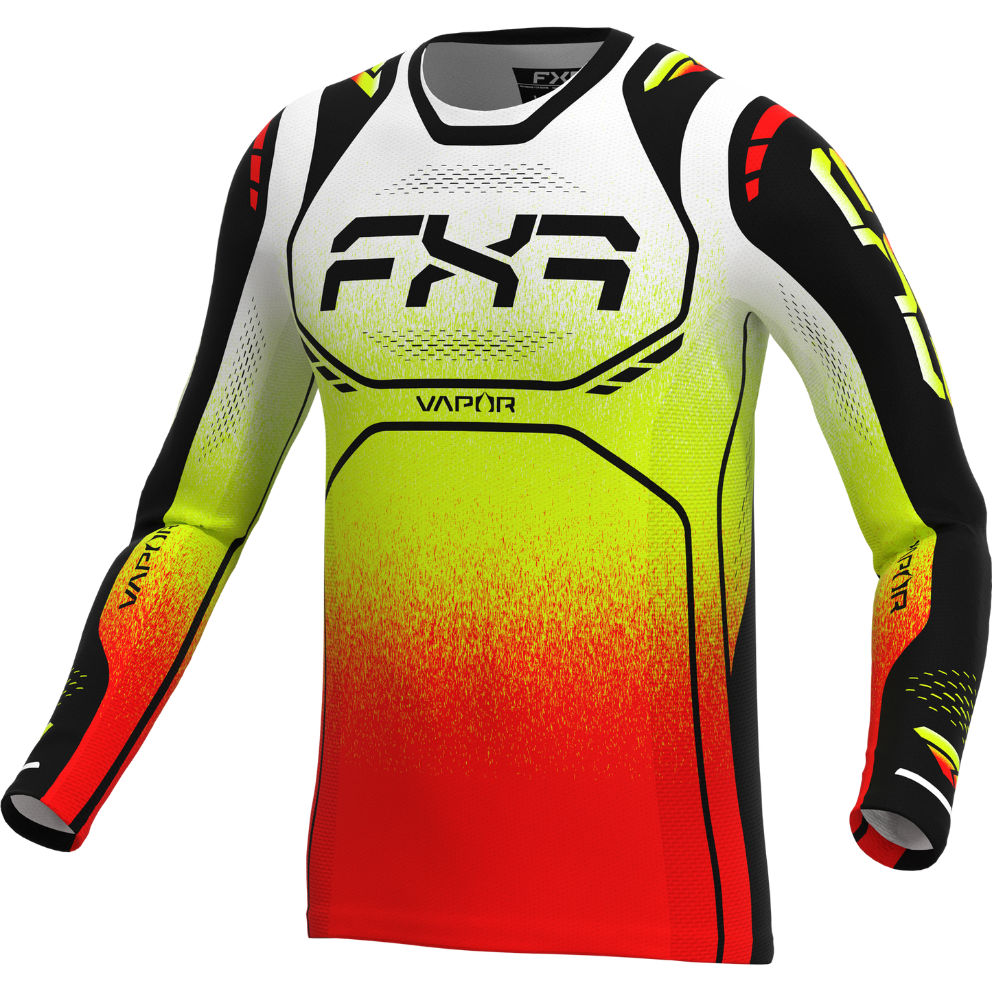 FXR 26.5 Vapor Air Heat Jersey - Red / White / Yellow
