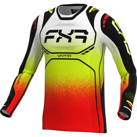 FXR 26.5 Vapor Air Heat Jersey - Red / White / Yellow