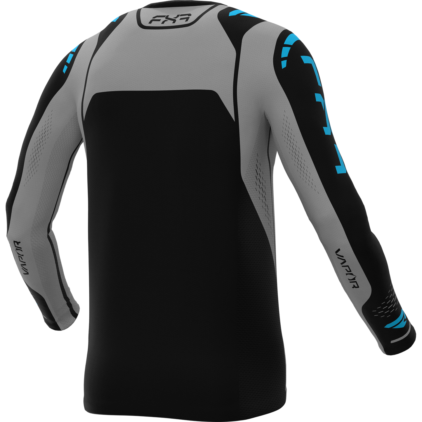 FXR 26.5 Vapor Air Platinum Jersey - Grey / Black