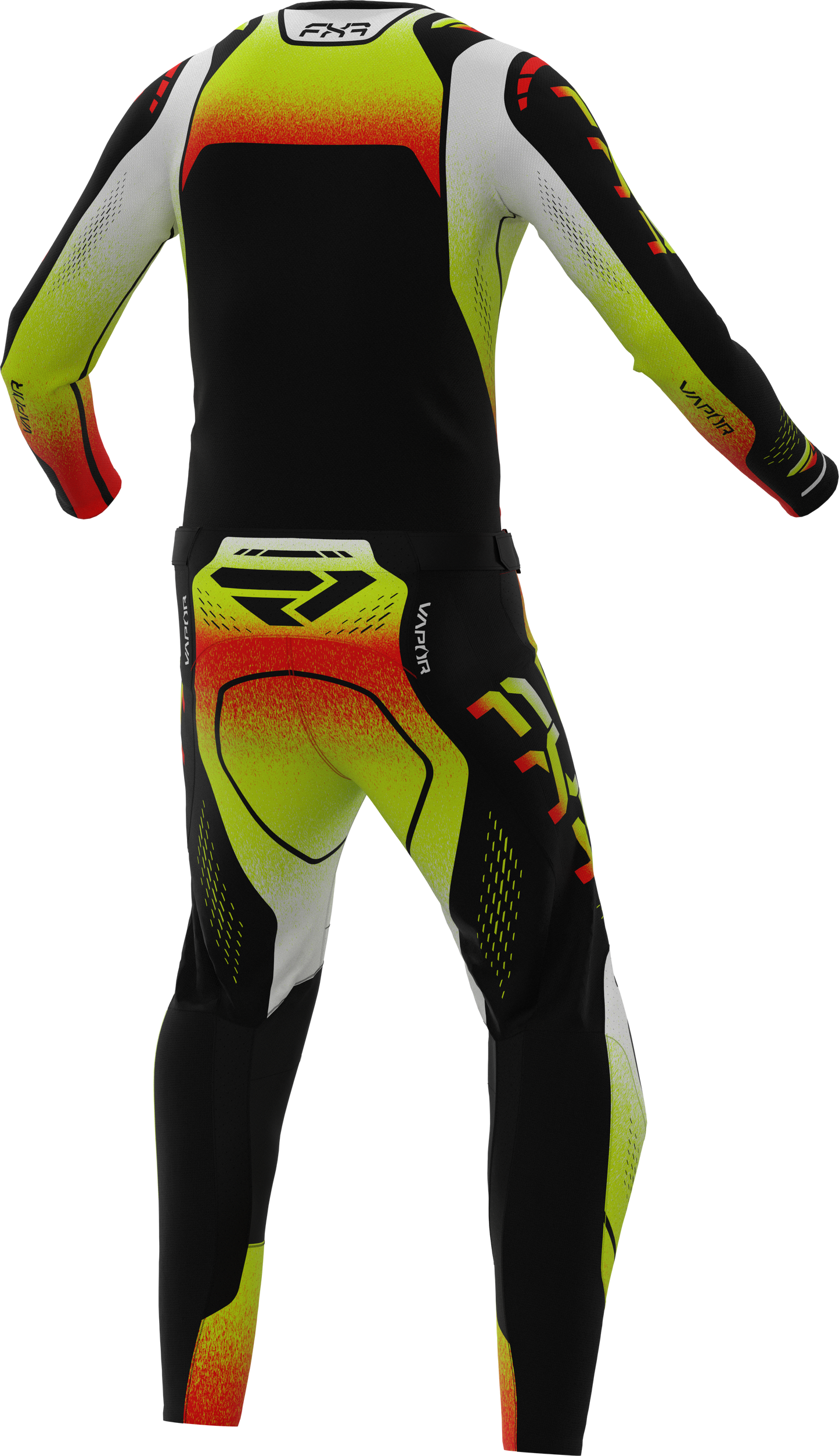 FXR 26.5 Vapor Air Heat Jersey & Pants - Red / White / Yellow