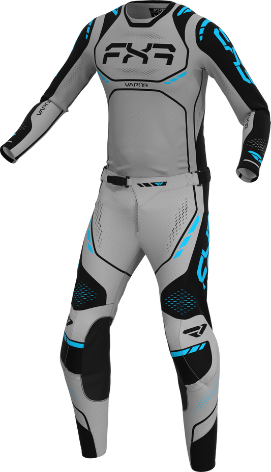 FXR 26.5 Vapor Air Platinum Jersey & Pants - Grey / Black