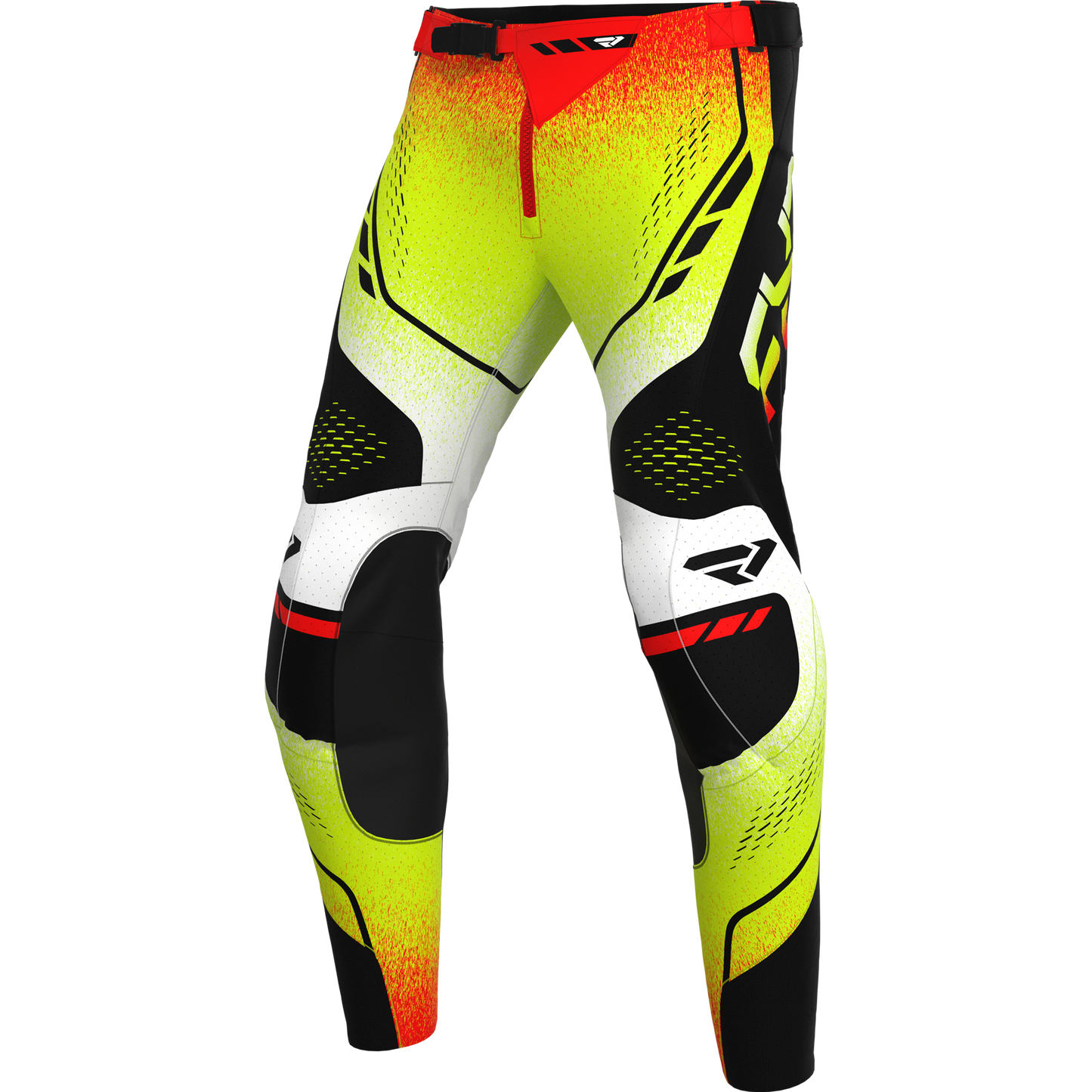 FXR 26.5 Vapor Air Heat Pants - Red / White / Yellow