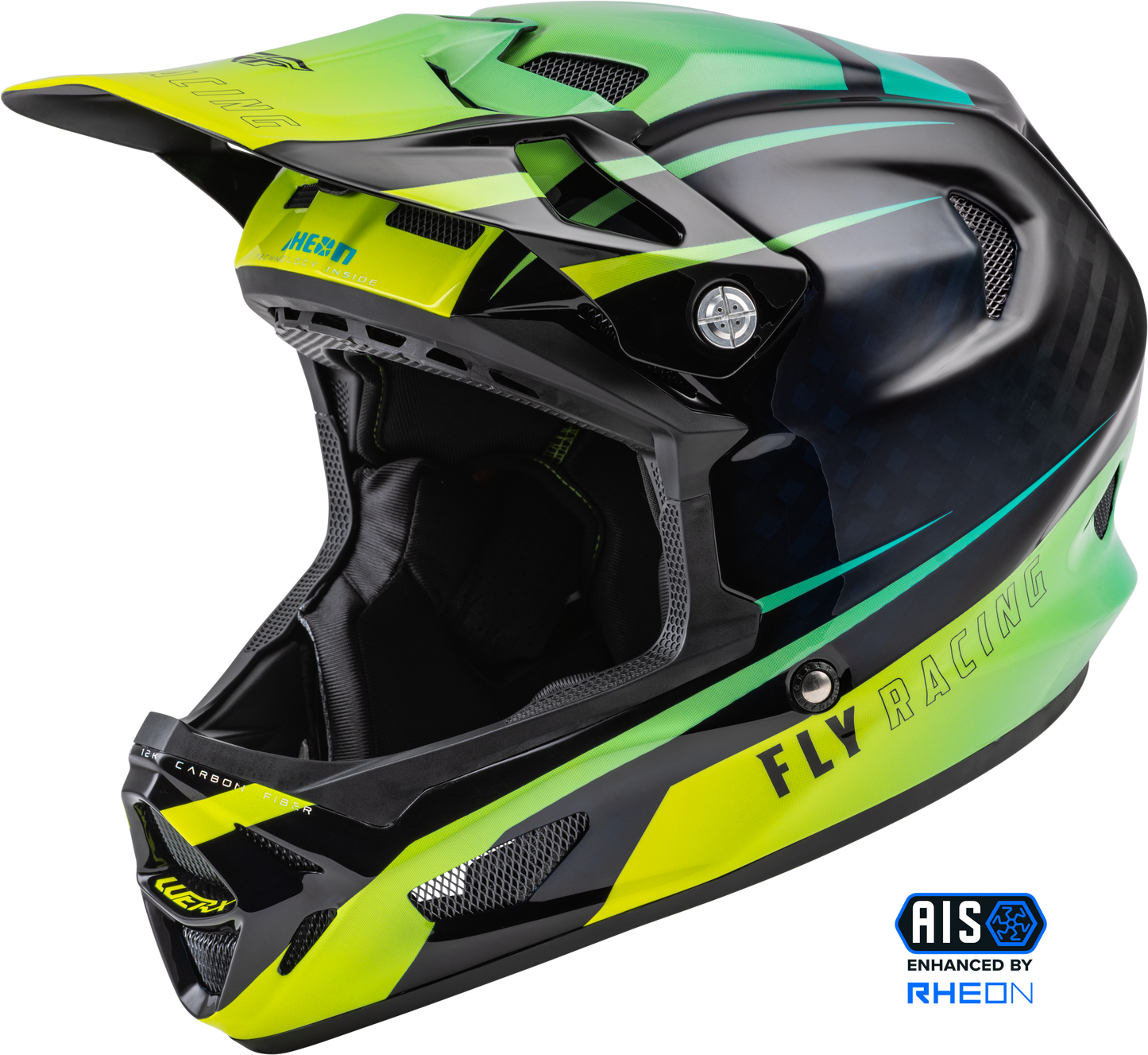 Fly Werx-R MTB / BMX Helmet - L.E. Hvs Teal Carbon