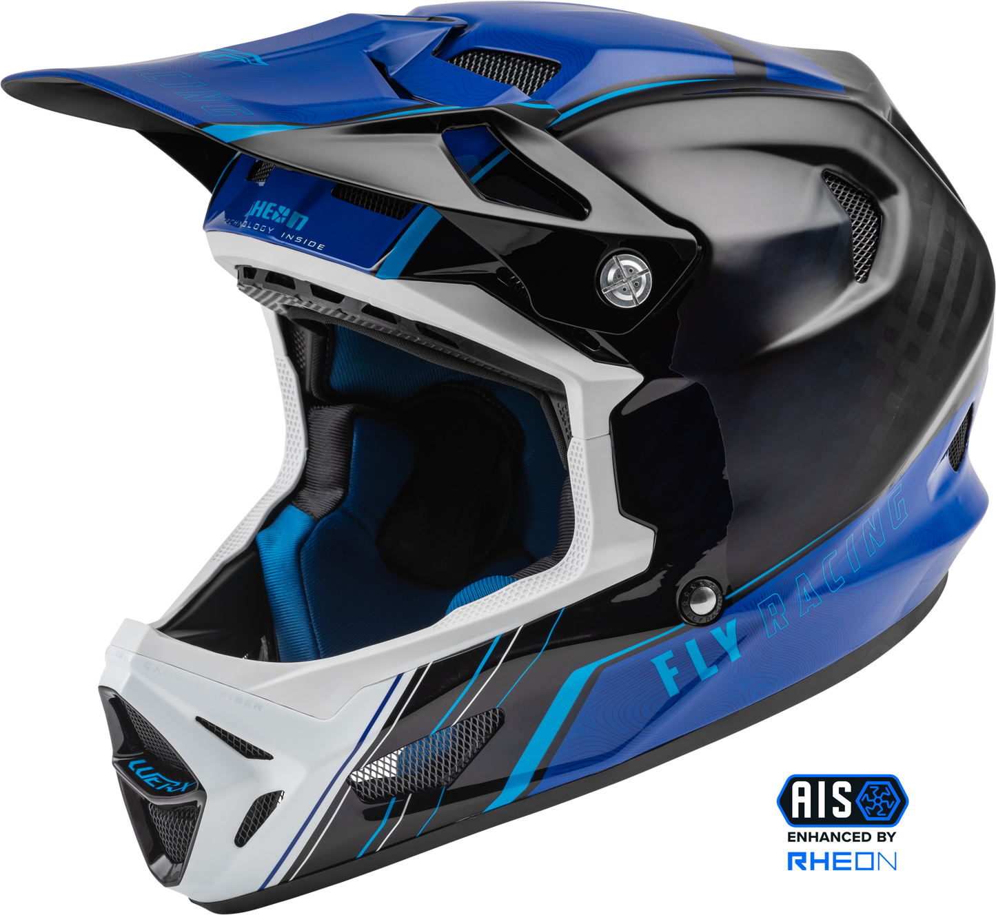 Fly Werx-R MTB / Bmx Helmet - Blue Carbon