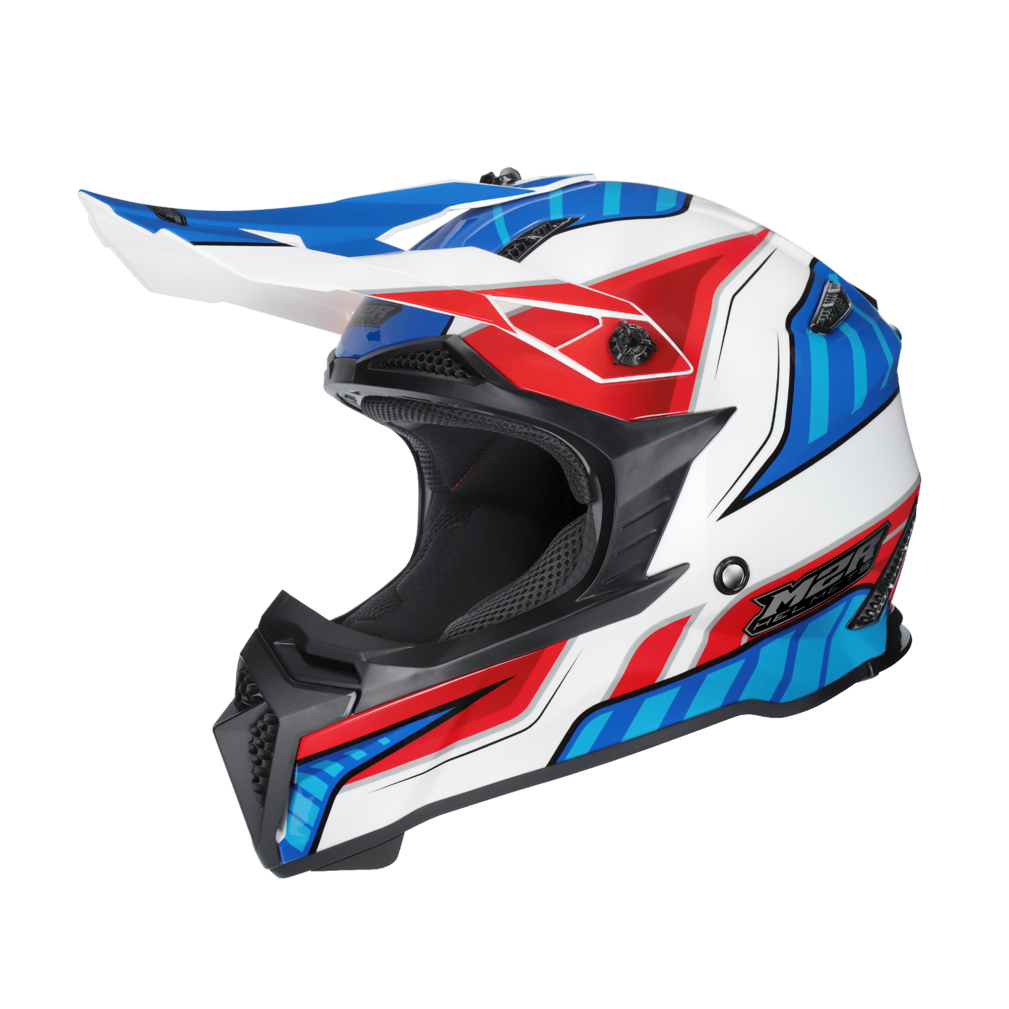 M2R X2.1 Torque PC-10 Helmet - Red / White / Blue