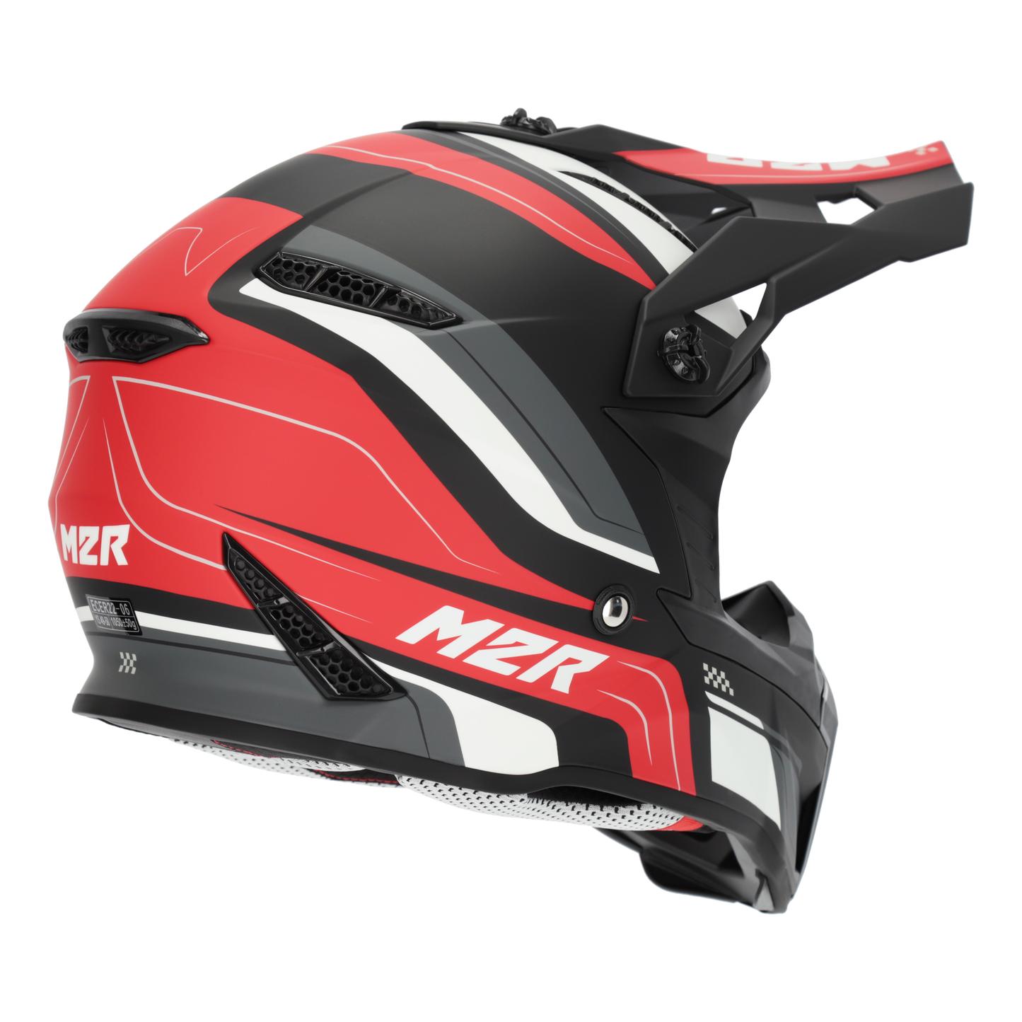 M2R X2.1 Youth Pulse PC-1F Helmet - Red / Black