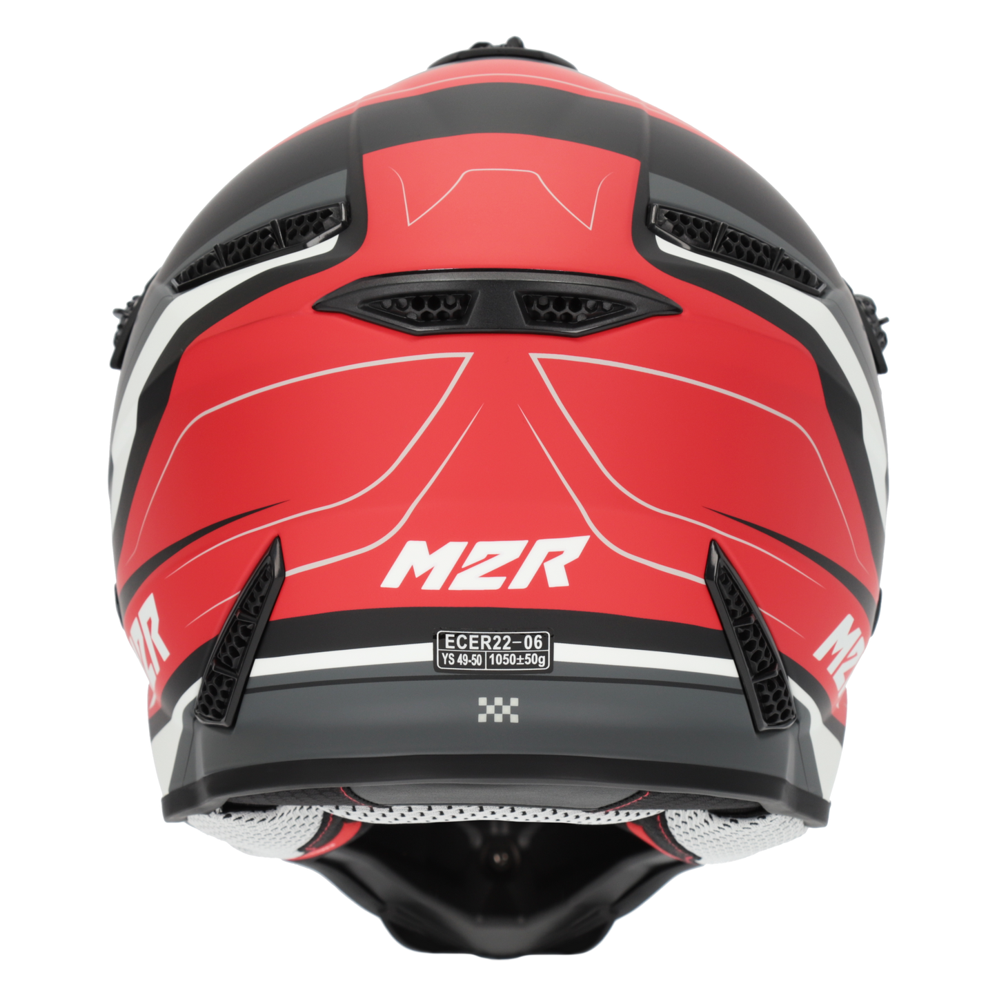 M2R X2.1 Youth Pulse PC-1F Helmet - Red / Black