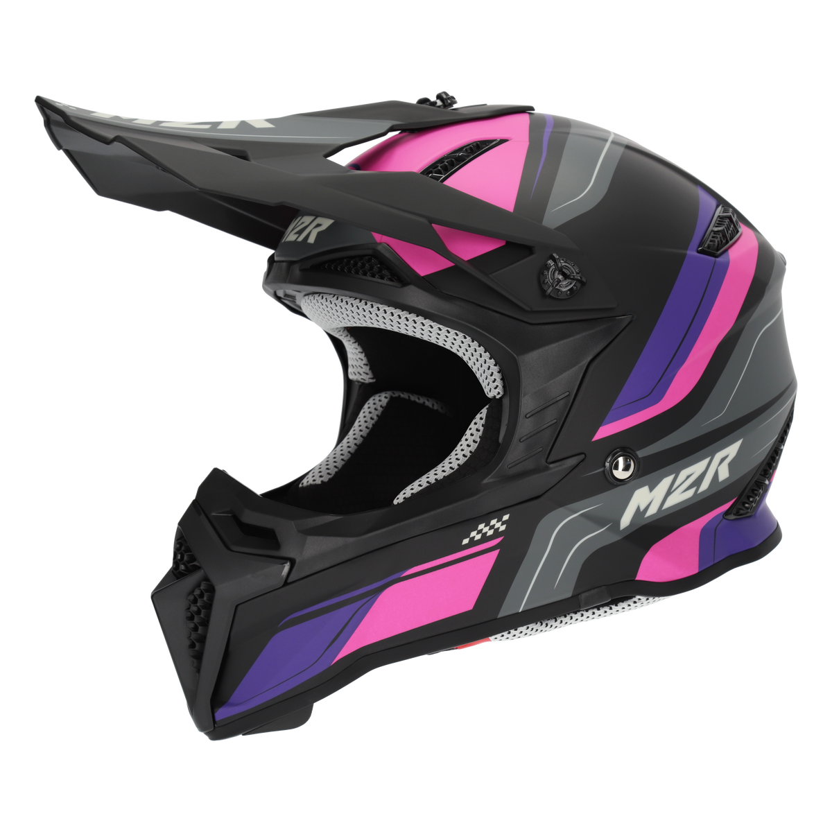 M2R X2.1 Youth Pulse PC-7F Helmet - Pink / Purple