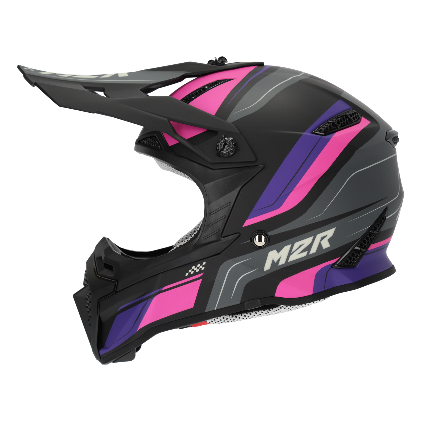 M2R X2.1 Youth Pulse PC-7F Helmet - Pink / Purple