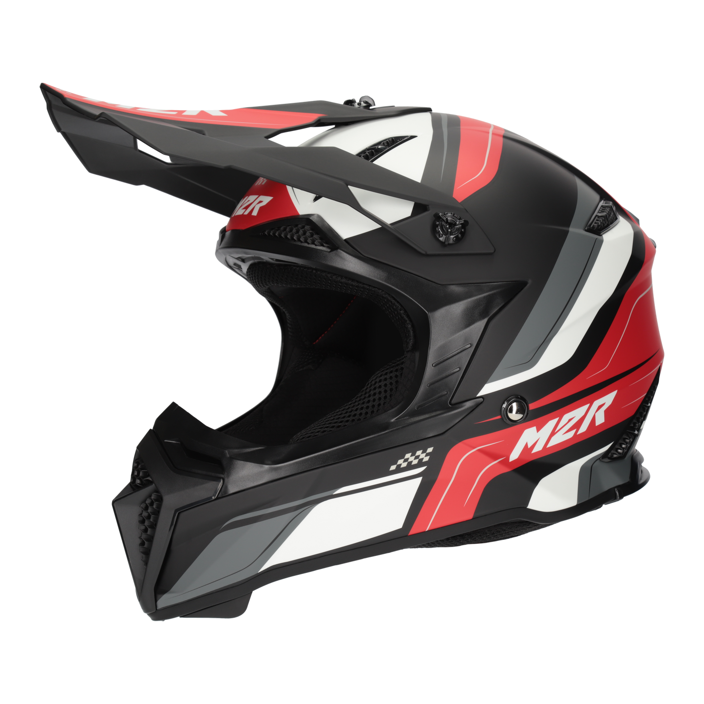 M2R X2.1 Pulse PC-1F Helmet - Red / Black