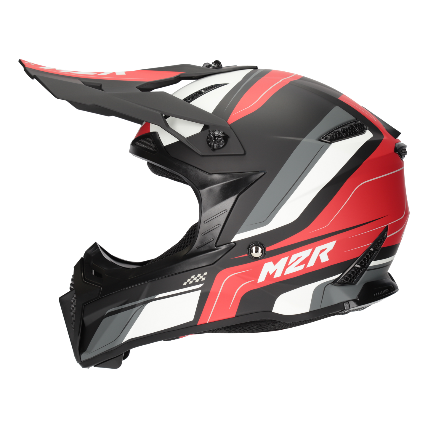 M2R X2.1 Pulse PC-1F Helmet - Red / Black