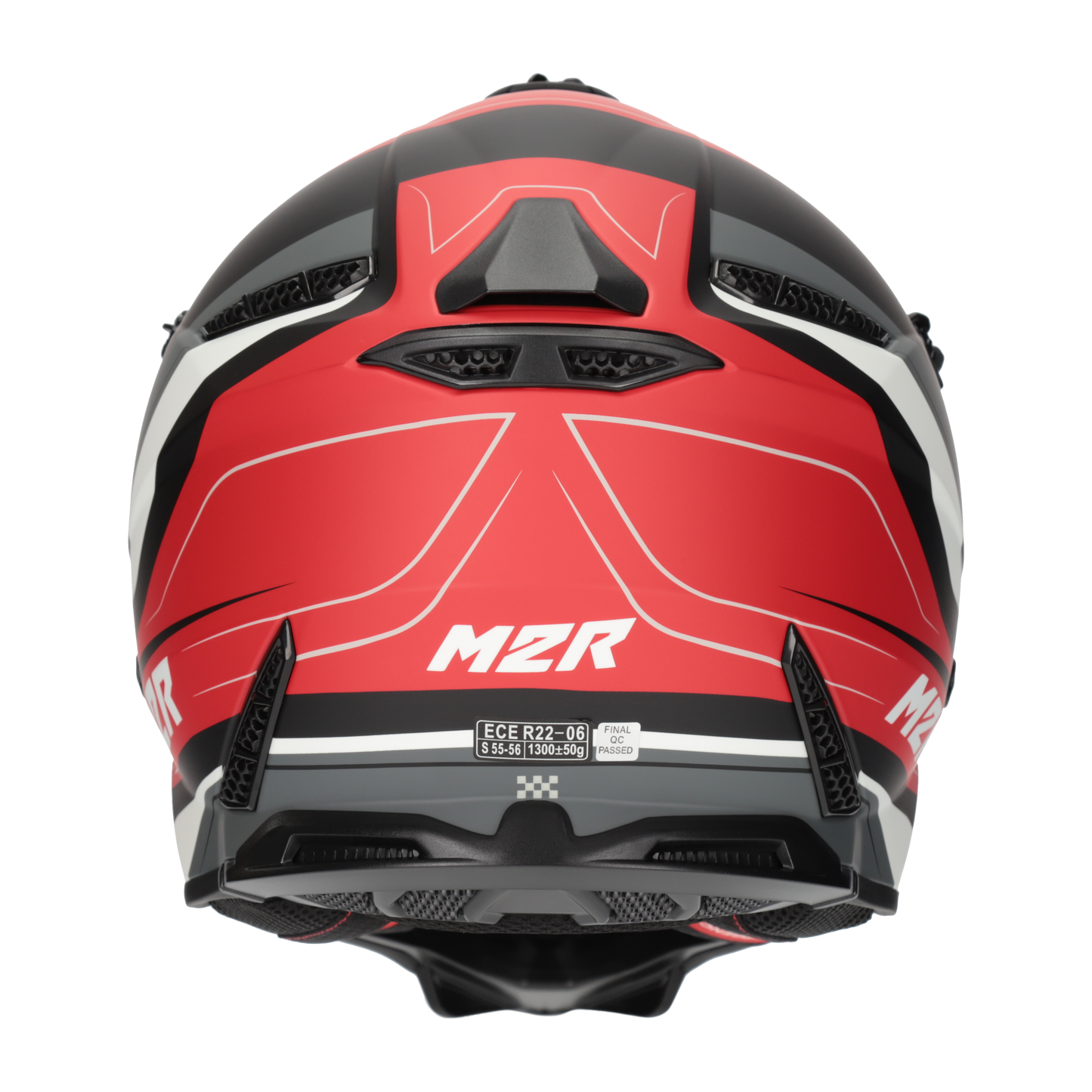 M2R X2.1 Pulse PC-1F Helmet - Red / Black