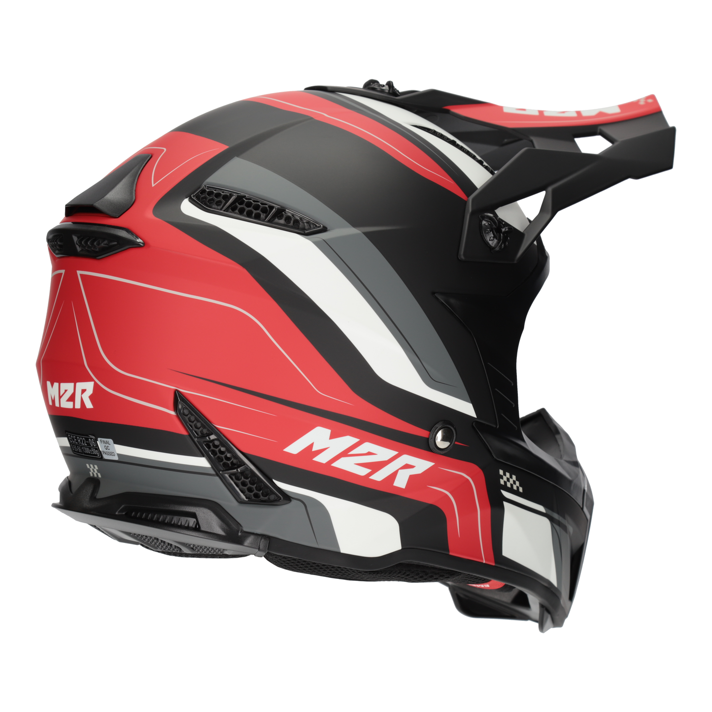 M2R X2.1 Pulse PC-1F Helmet - Red / Black