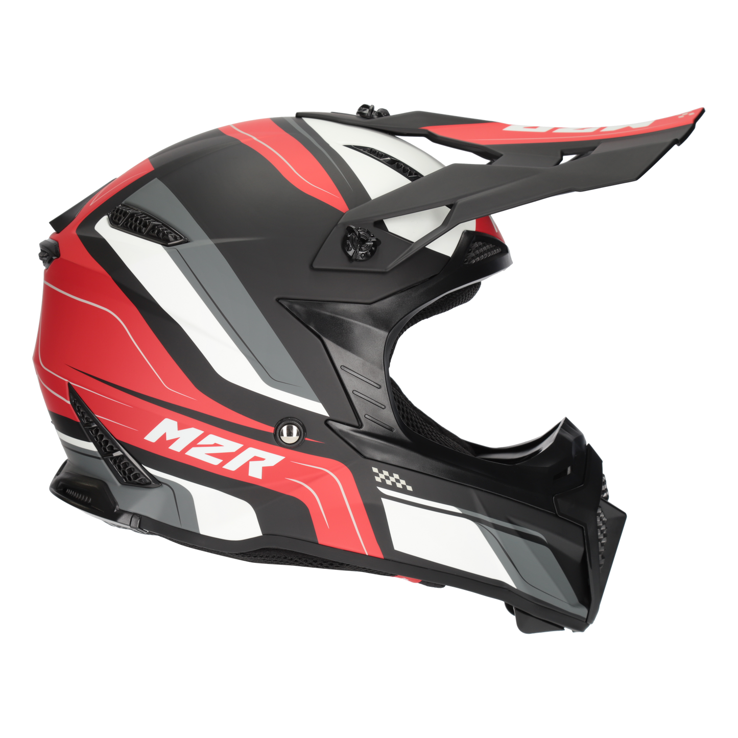 M2R X2.1 Pulse PC-1F Helmet - Red / Black