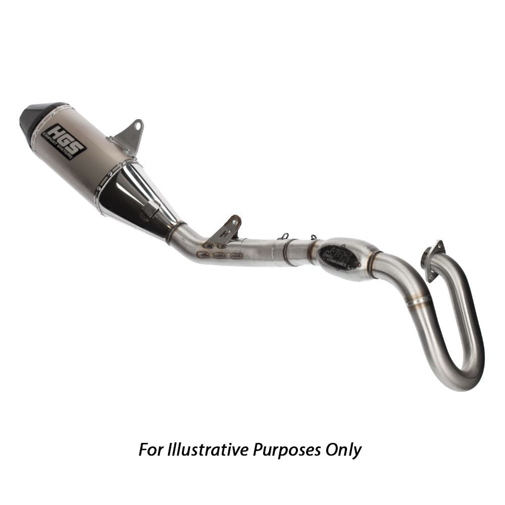 HGS Stainless Steel Carbon Exhaust Muffler