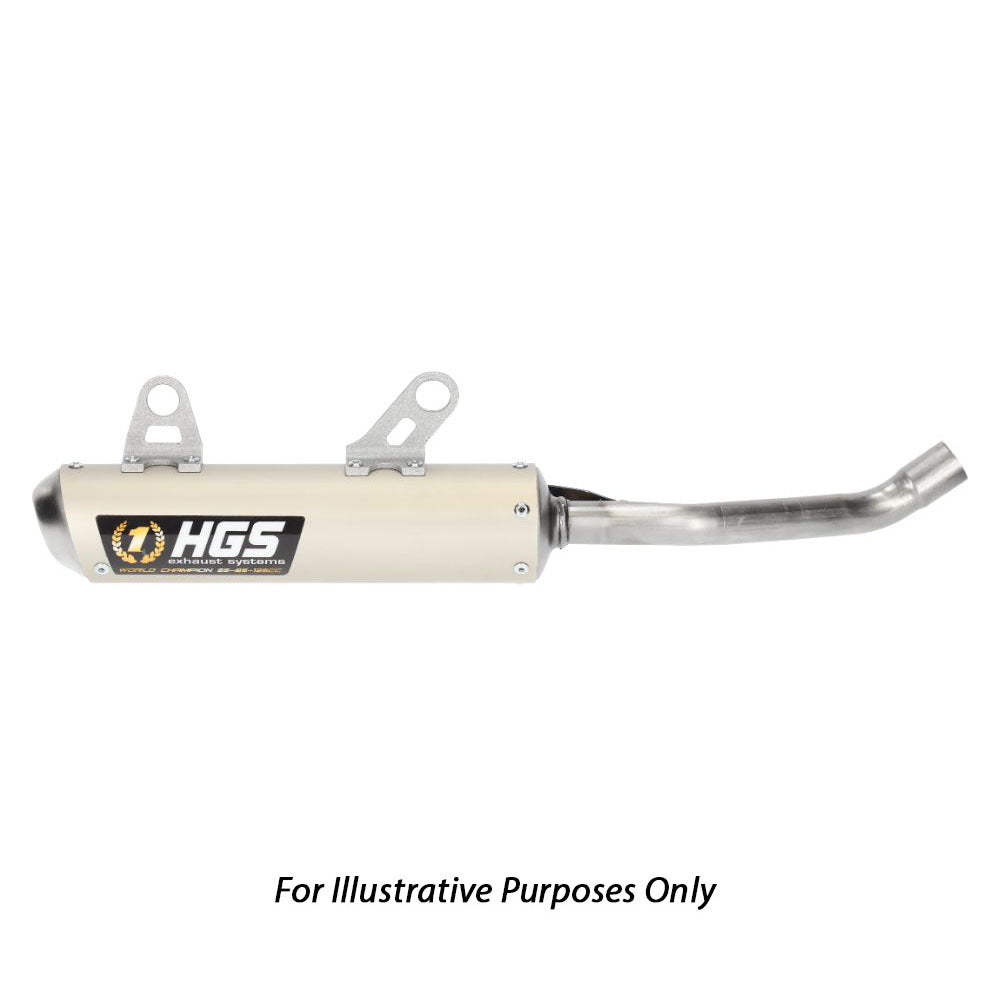 HGS 2 Stroke Round Silencer - Silver