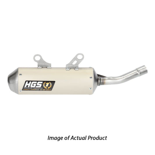HGS 2 Stroke Round Silencer - Silver