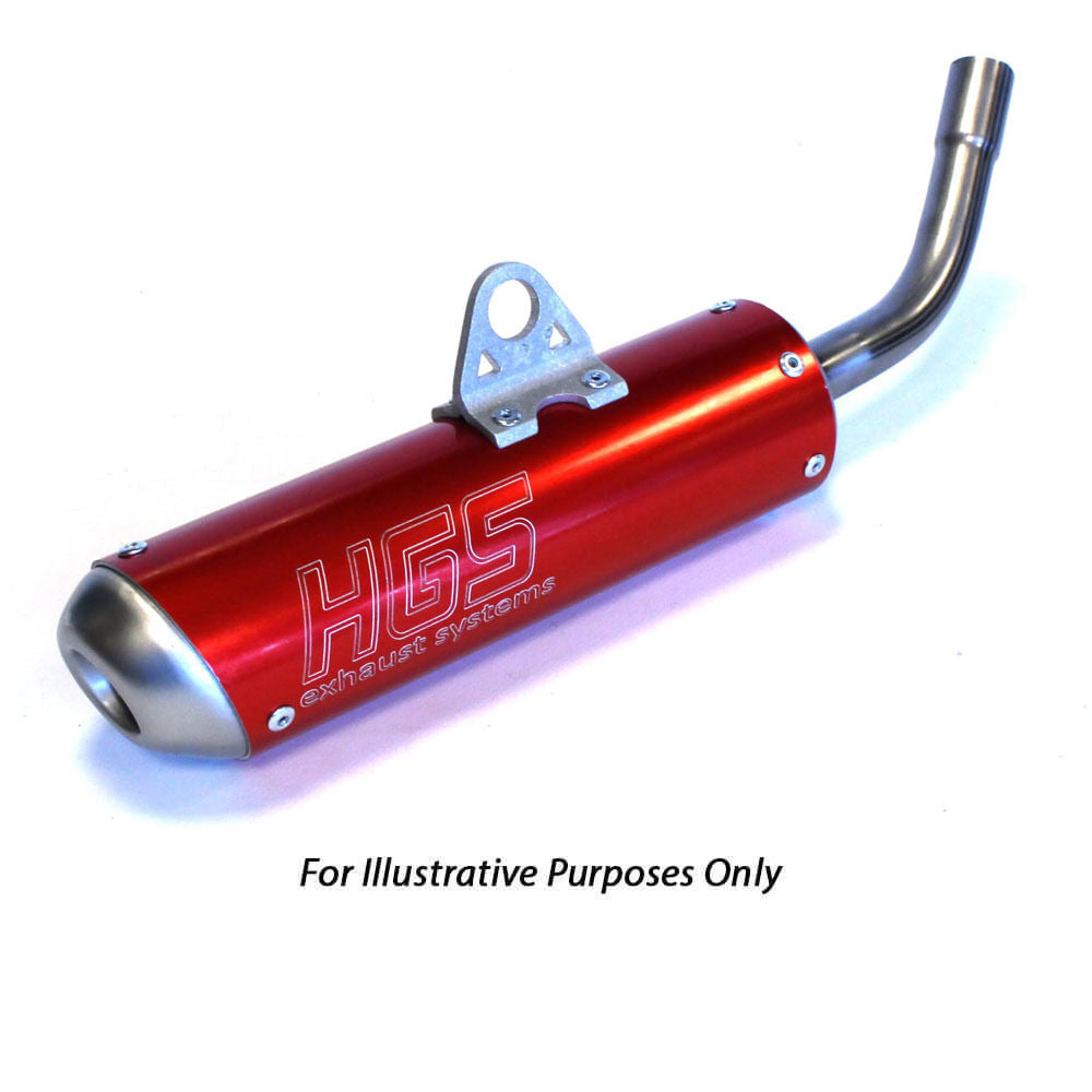 HGS 2 Stroke Round Silencer - Red