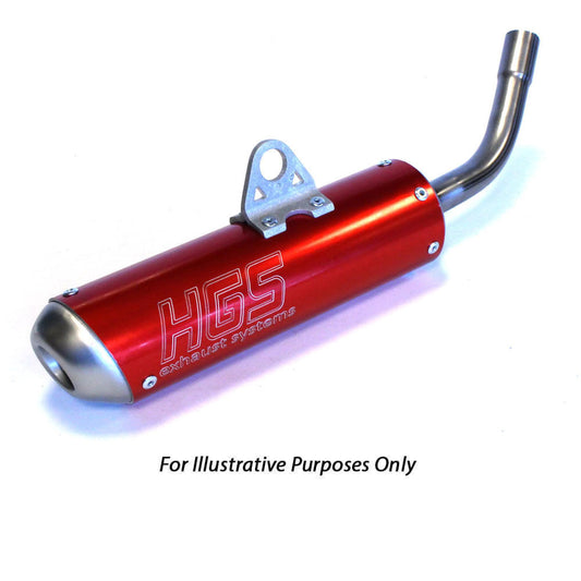 HGS 2 Stroke Round Silencer - Red