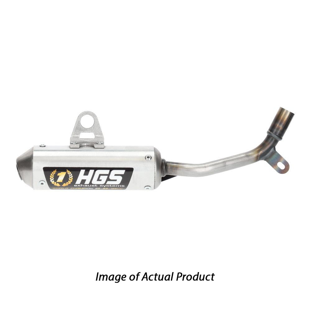 HGS 2 Stroke Round Silencer - Silver