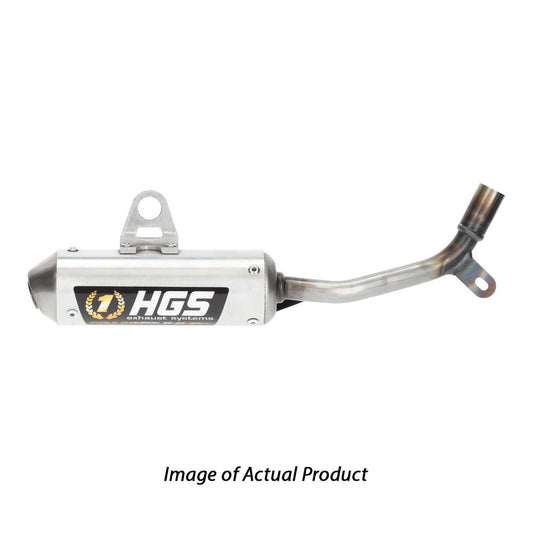 HGS 2 Stroke Round Silencer - Silver