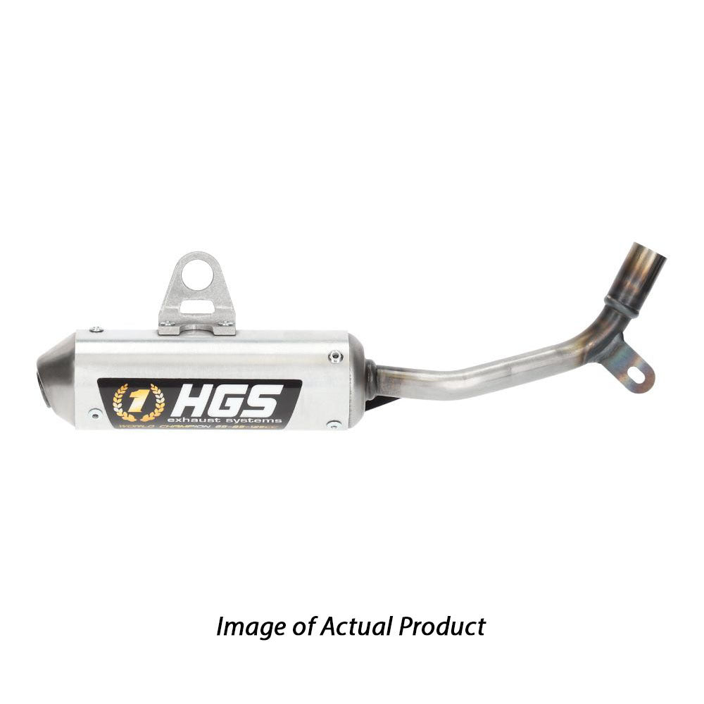 HGS 2 Stroke Round Silencer - Grey