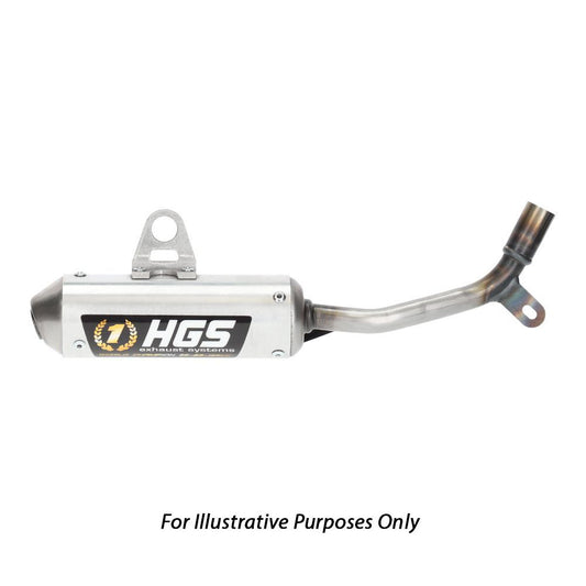 HGS 2 Stroke Round Silencer - Silver