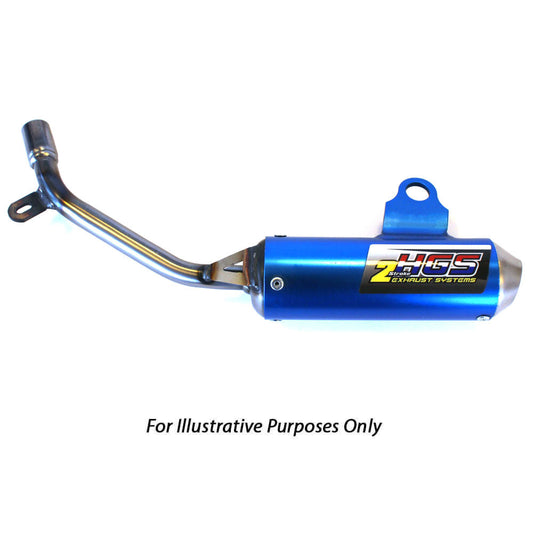 HGS 2 Stroke Round Silencer - Blue