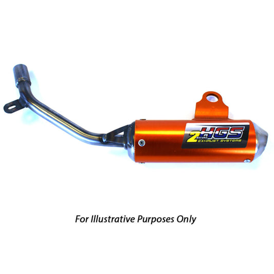 HGS 2 Stroke Round Silencer - Orange