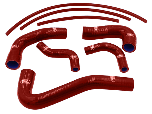 Samco Sport Radiator Hose Kit - Red