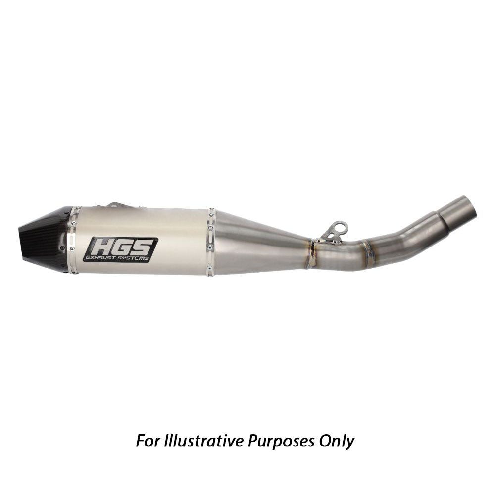 HGS Stainless Steel Carbon Silencer