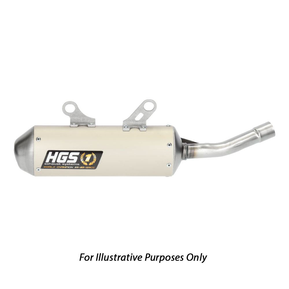 HGS 2 Stroke Round Silencer - Silver