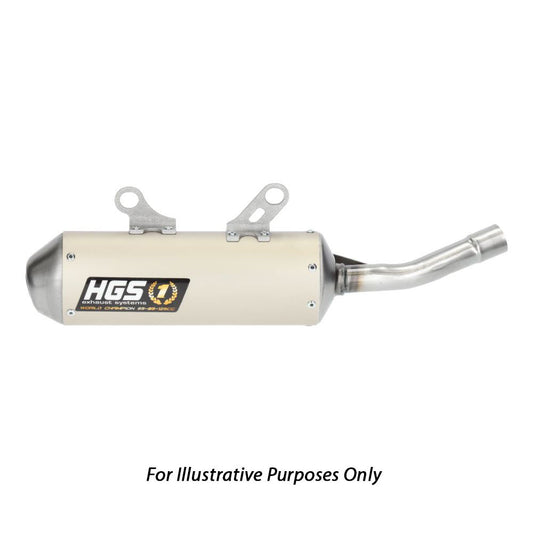 HGS 2 Stroke Round Silencer - Silver