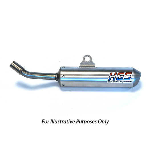 HGS 2 Stroke Round Silencer - Silver