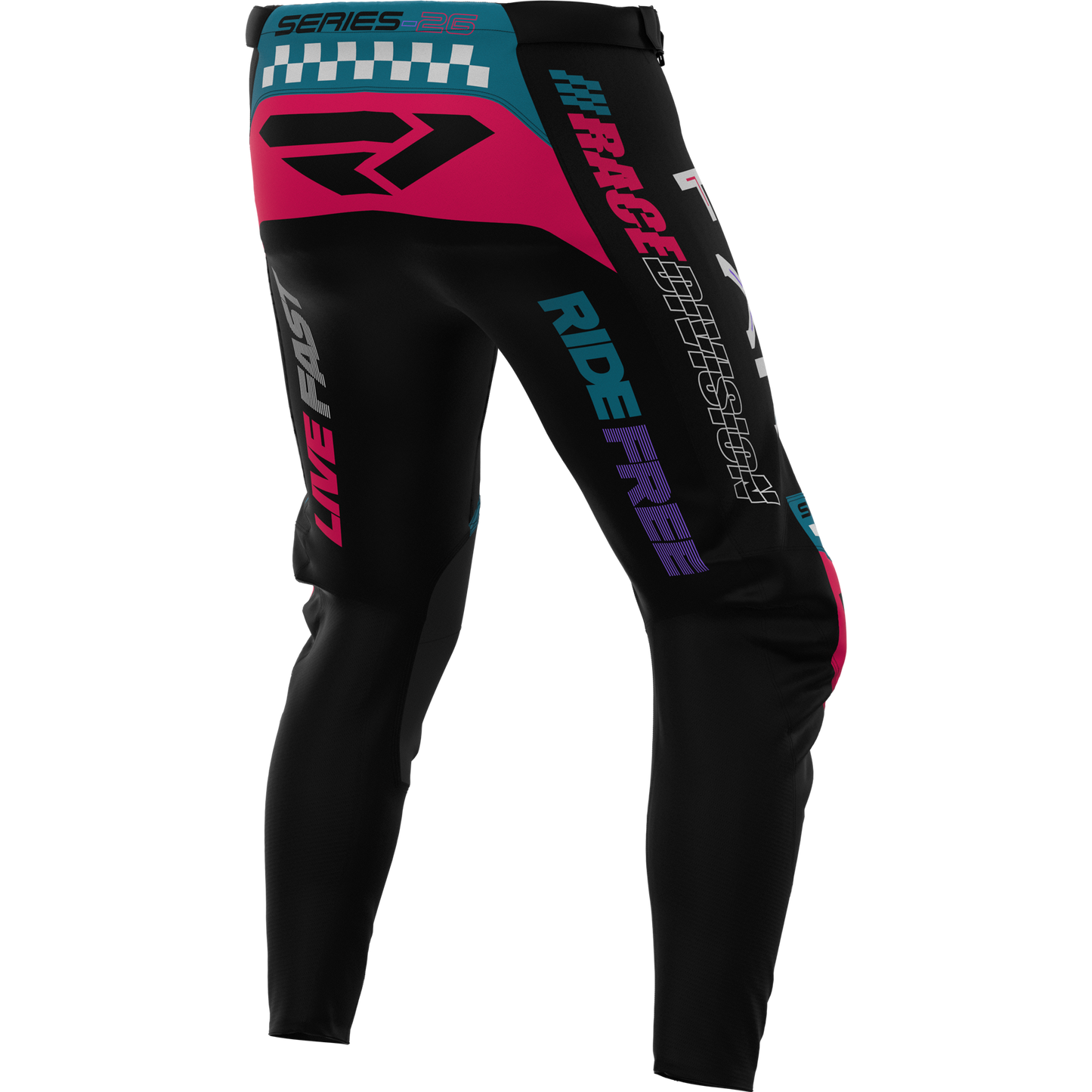 FXR 26.5 Youth Podium Gladiator Pants - Black / Coral
