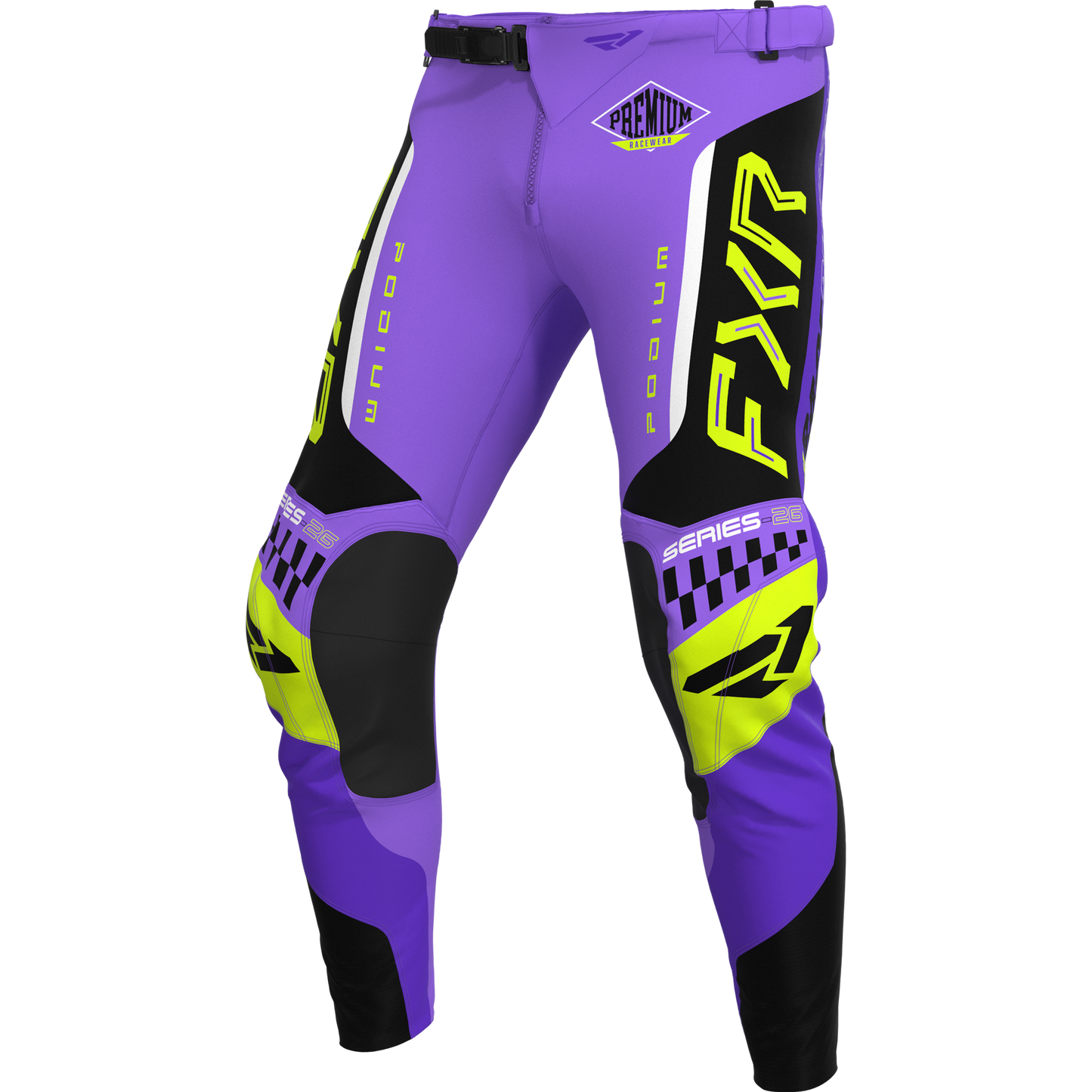 FXR 26.5 Youth Podium Gladiator Pants - Purple / Black