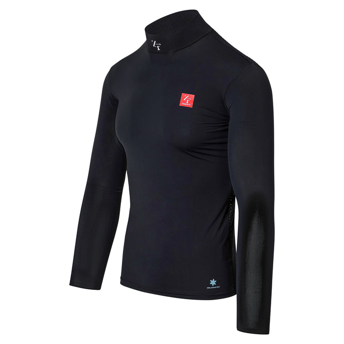 Zerofit Iceskin Baselayer Long Sleeve Top - Black